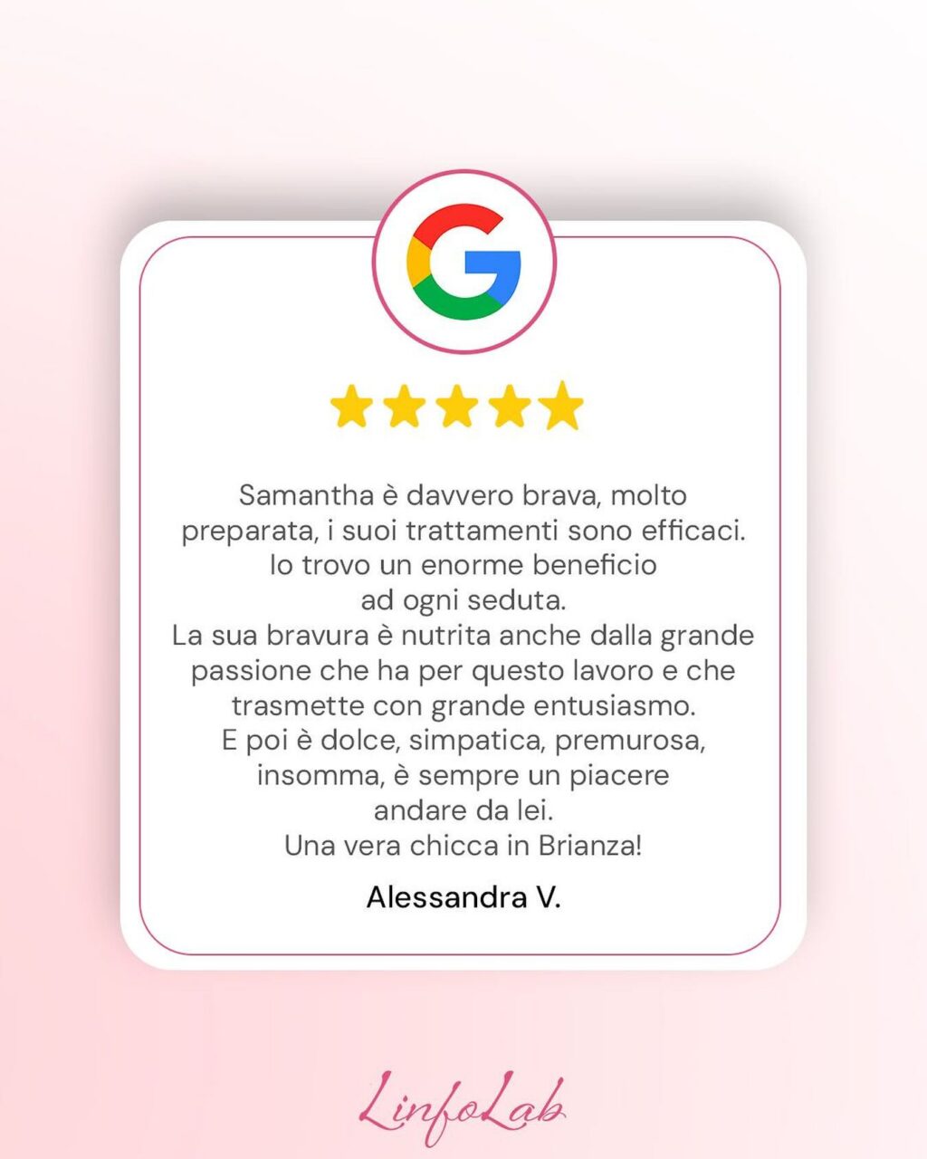 Instagram post from linfolab.giussano. This post is in position 2.